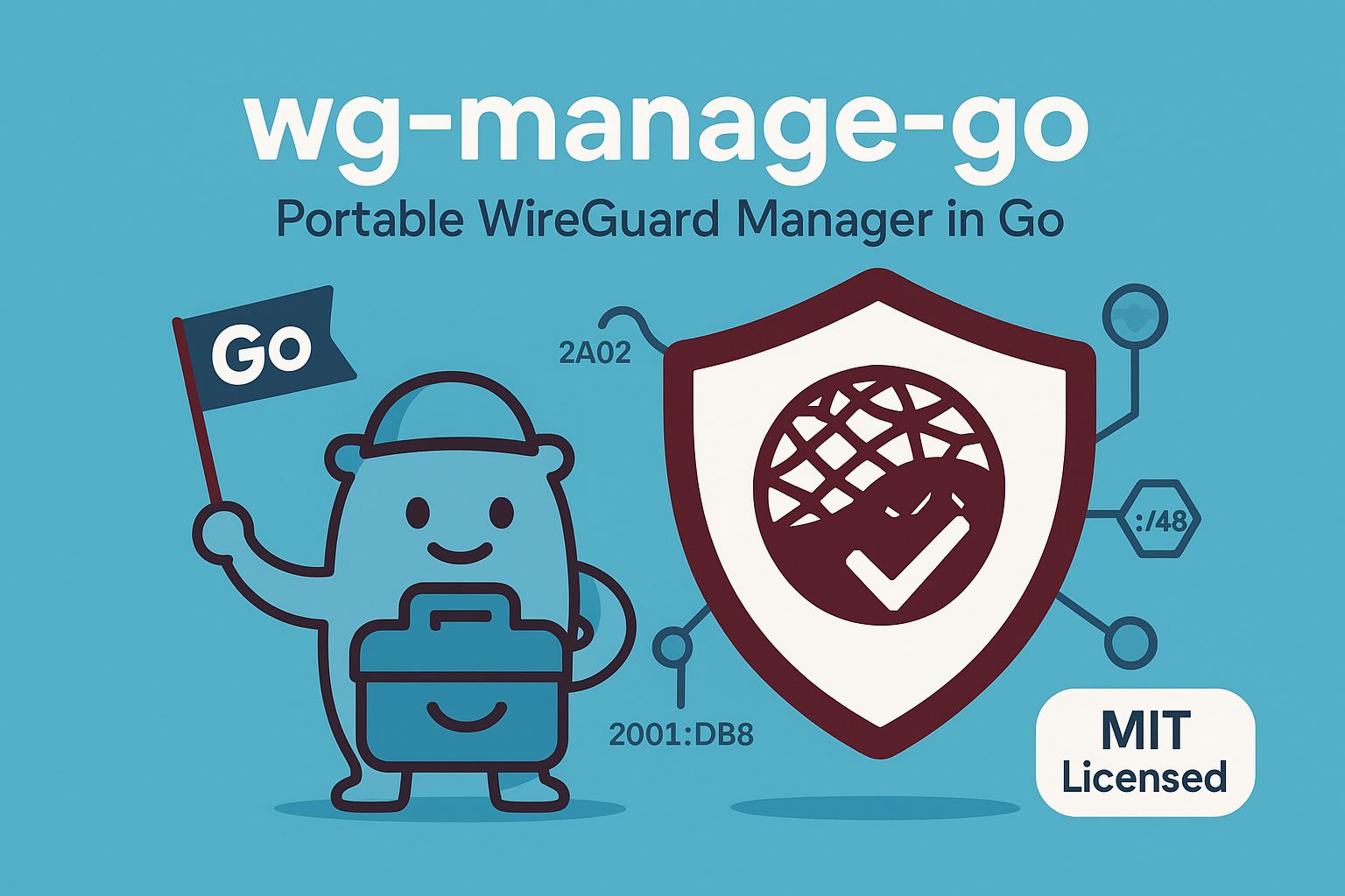 wg-manage-go (Portable WireGuard Manager)