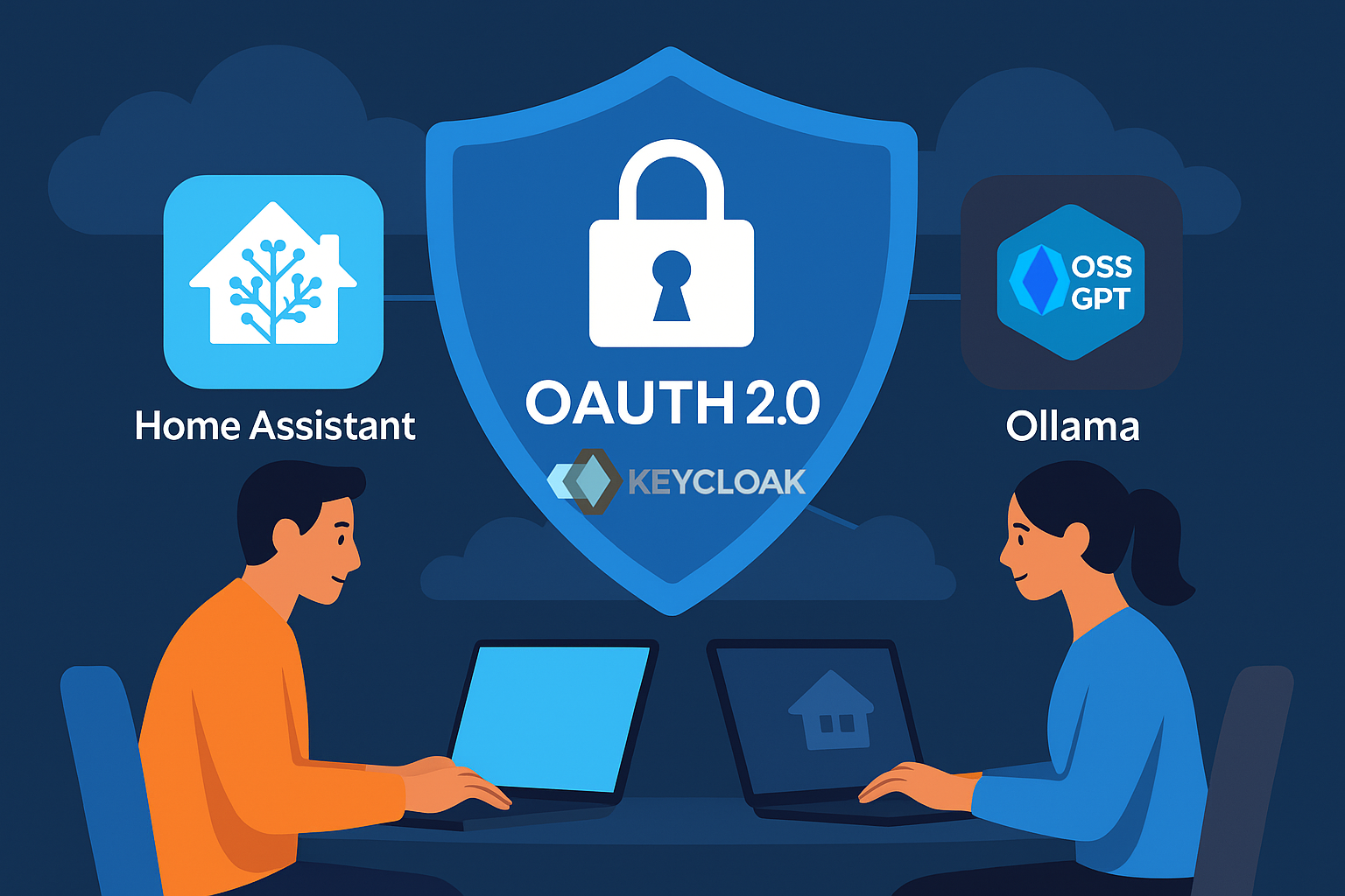 Keycloak + OAuth2‑Proxy for Ollama (Arch/Alpine, IPv6‑only)
