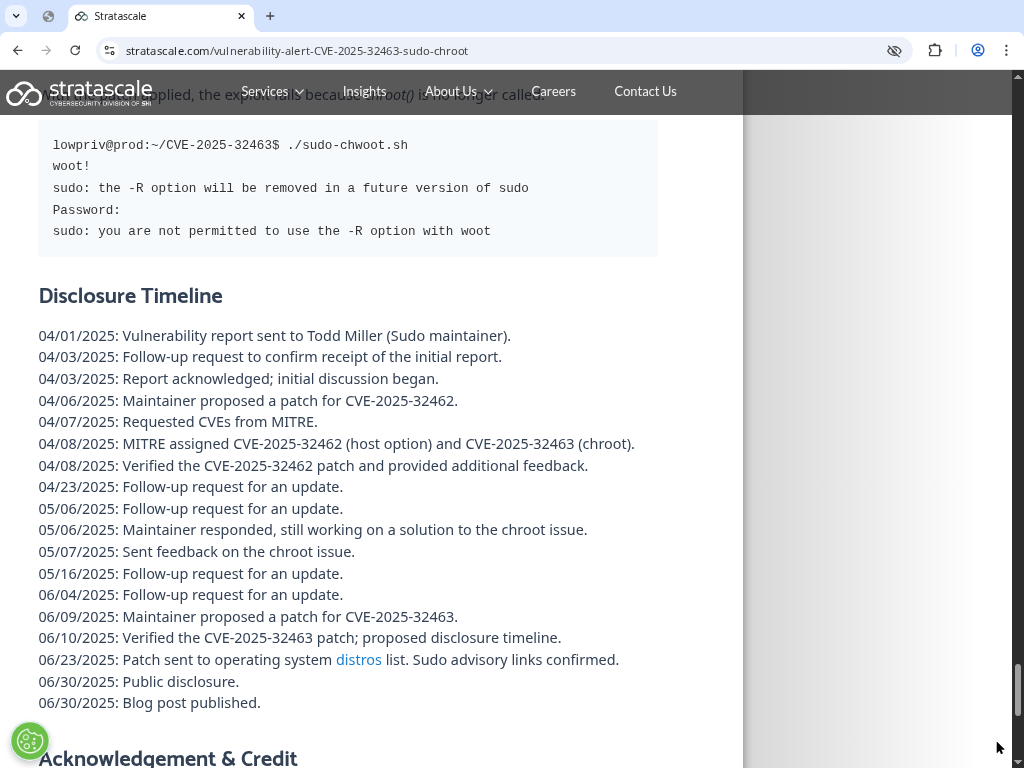 CVE‑2025‑32463: The chroot bug they spin as armageddon