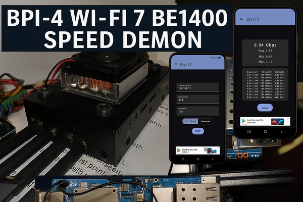 Banana Pi BPI-R4: Real-World Wi-Fi 7 Performance