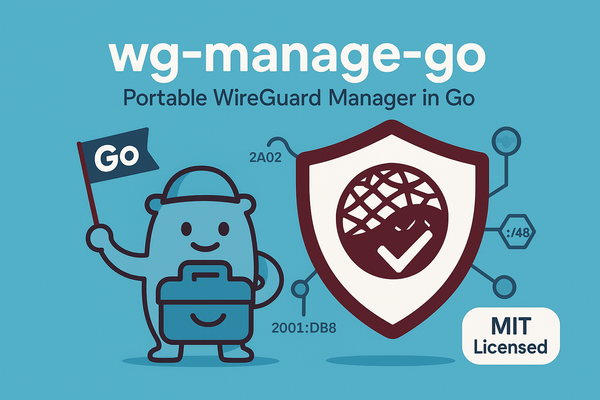 wg-manage-go (Portable WireGuard Manager)