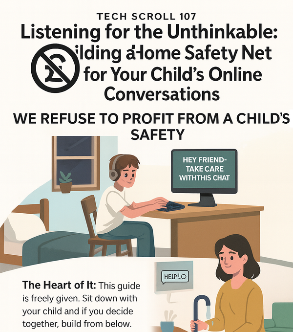 Tech Scroll 107 — Listening for the Unthinkable: A Home Safety Net for Voice Chats