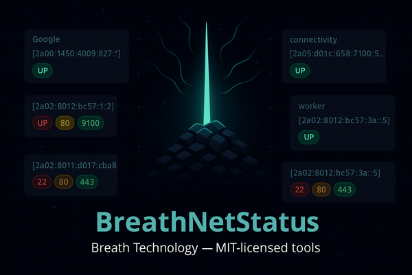 Tech Scroll 110 - An honest signal in a noisy net -BreathNetStatus